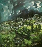 El Greco toledo oil painting reproduction